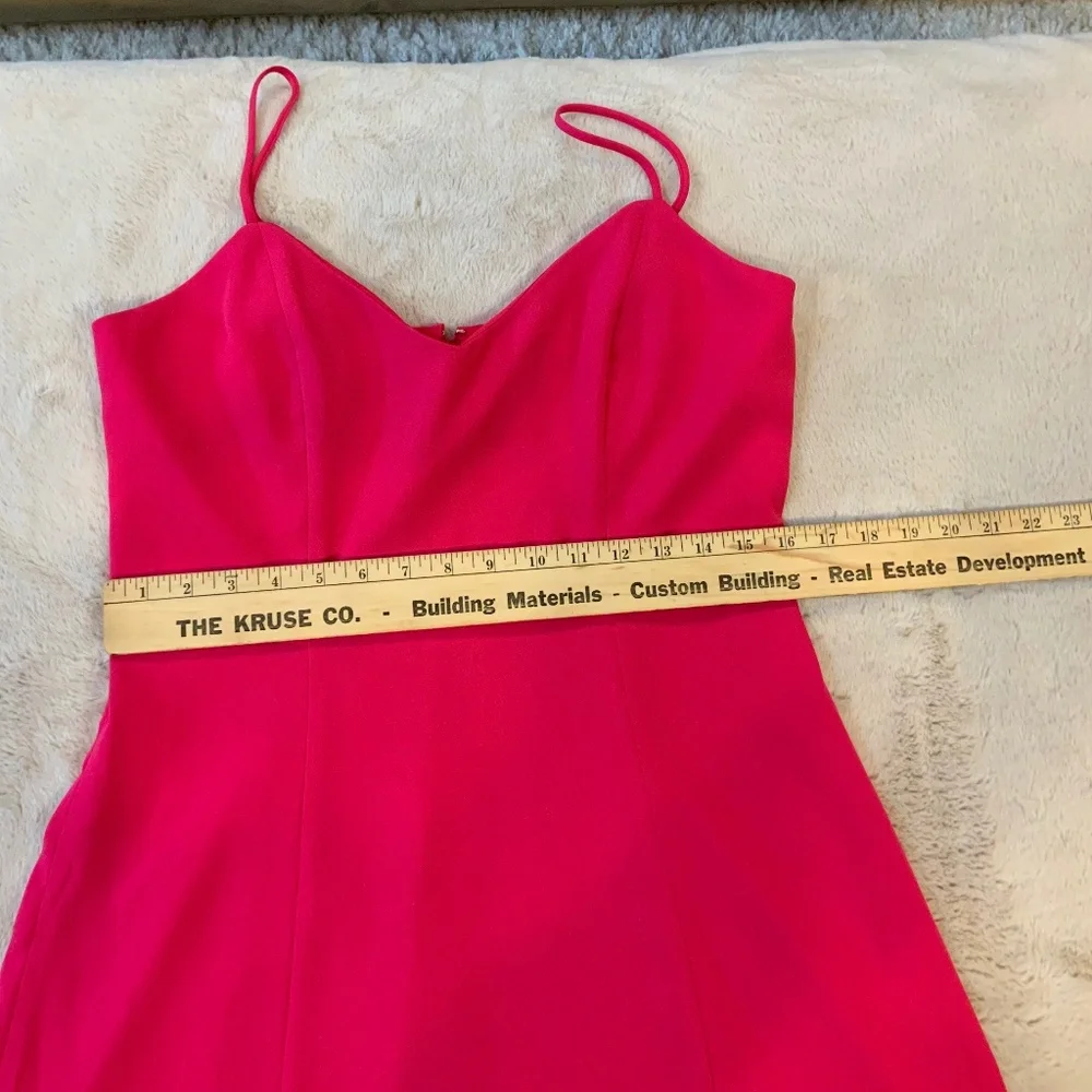 JCrew Pink 8 Adjustable Strap Dress Wedding Guest Adjustable Straps Date Coastal